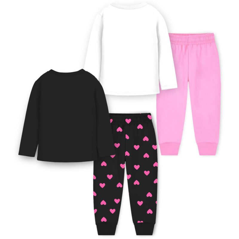 Trampoline Girls Pack of 2 T-Shirts & Pyjamas Set (TRM-BCS-119_2) Multicolour - Image 2