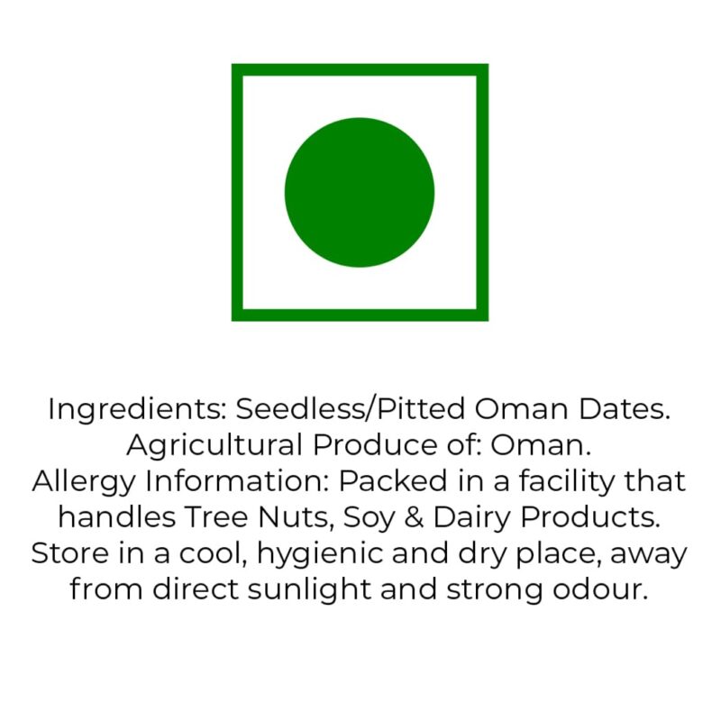 Lagom Omani Seedless Dates 500g | Premium Pitted Khajoor from Oman | Soft, Naturally Sweet & Convenient | No Added Sugar, No Preservatives | Vegan, Gluten Free, Non-GMO - Image 7