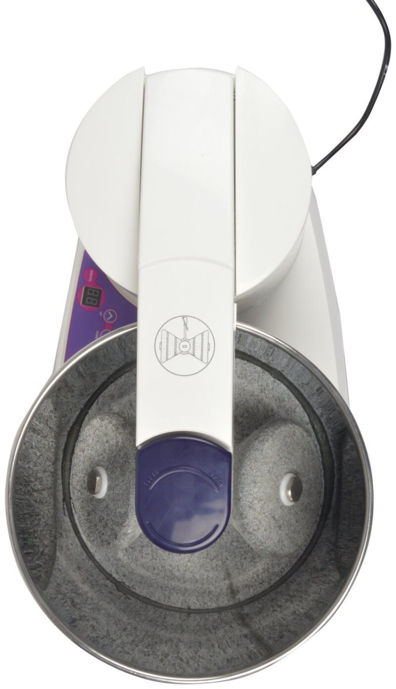 Ultra Perfect+ 2 Litre Table Top Wet Grinder - White | Digital Timer - Fast Grinding Conical Stones, 150W Motor & 10 Years Warranty | AISI 304 Food-Grade SS Multi Utility Dish Type Drum, CE Certified - Image 5