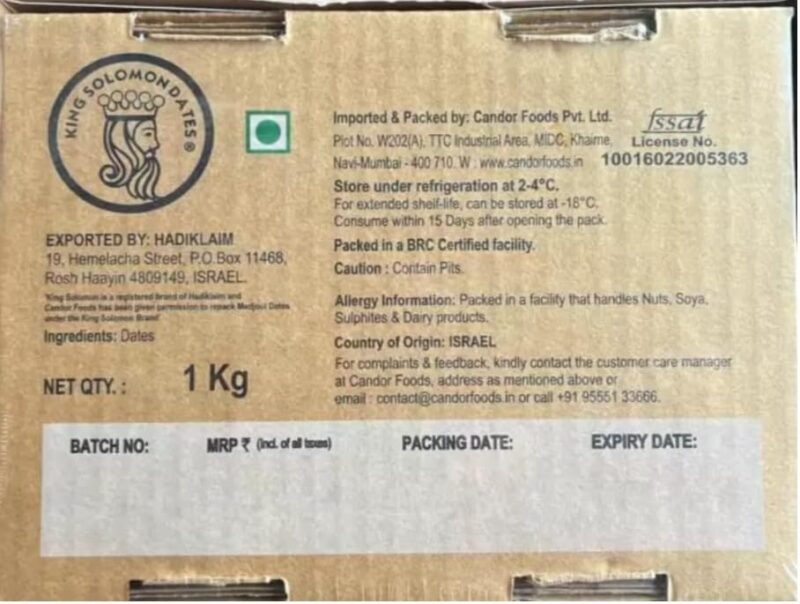King Solomon Premium Medjool Dates 1kg (Khajoor) | Medjoul Khajur | Soft & Juicy Dates | Dried Fruit | - Image 7