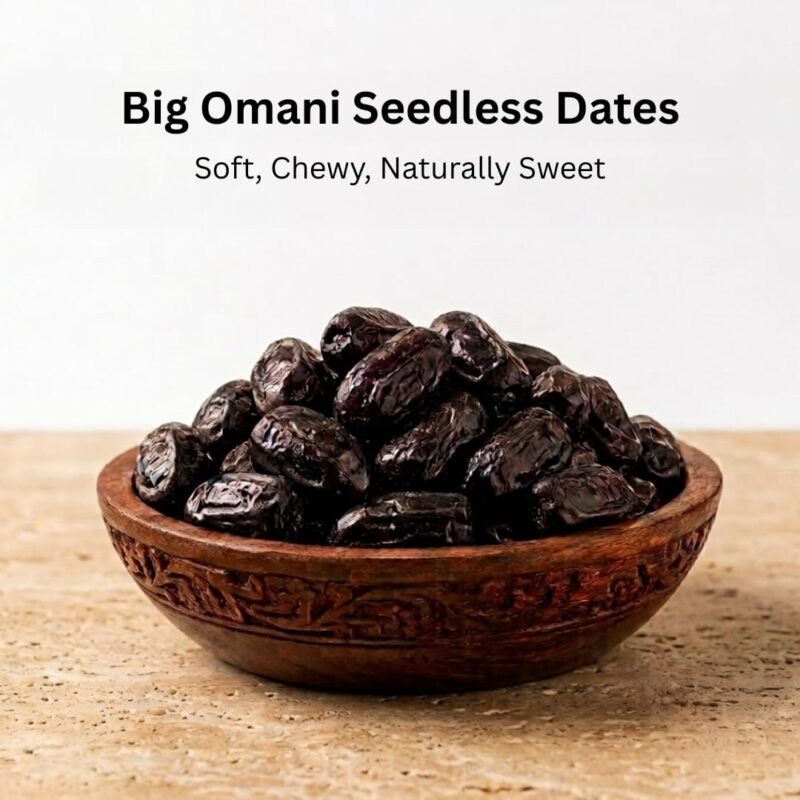 Nature's Choice Omani Seedless Dates 500g | Khajoor/Khajur | Soft Khejur - Image 2
