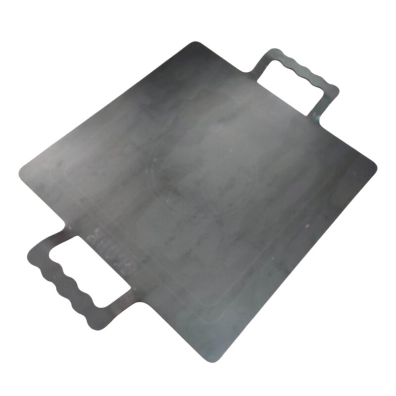NAAYAGI - Square Model, Iron Tawa, dosa tawa, roti tawa, 30 cmx 30 cm, 5 mm Thick, 3 kg, with Double Handles, Black - Image 6