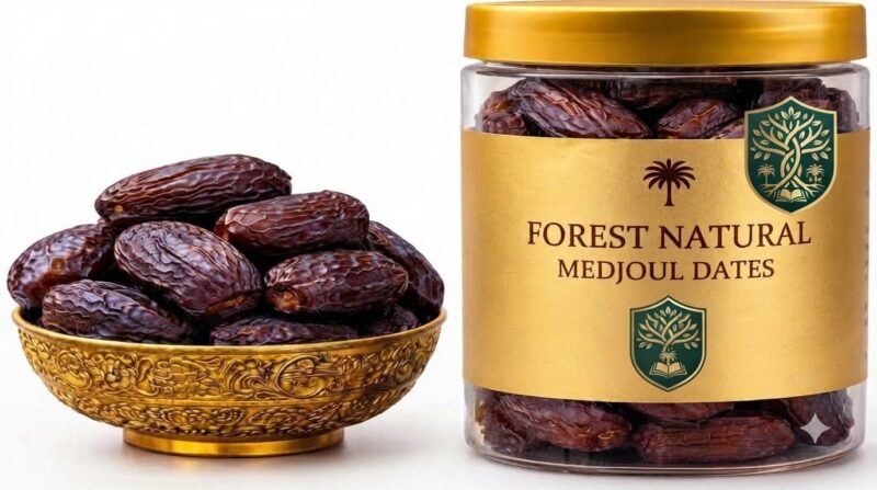 FOREST NATURAL DATES Premium Medjool Dates - Big Jumbo Size | Naturally Sweet & Juicy | Rich Energy Snack | Perfect for Gifting & Healthy Lifestyle | Fresh & Delicious Dates from Israel (500 GRAM)