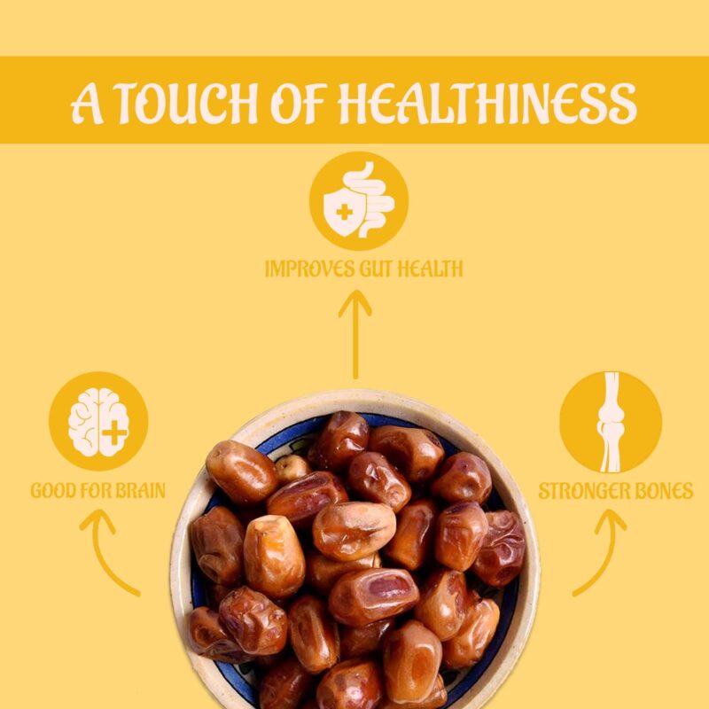 SHARBATI DATES Premium Zahidi Dates 1Kg Pack (500G X 2) | Gluten Free | No Preservatives | Wet Khajoor | Khajur | Date Fruits - Fresh - Image 6