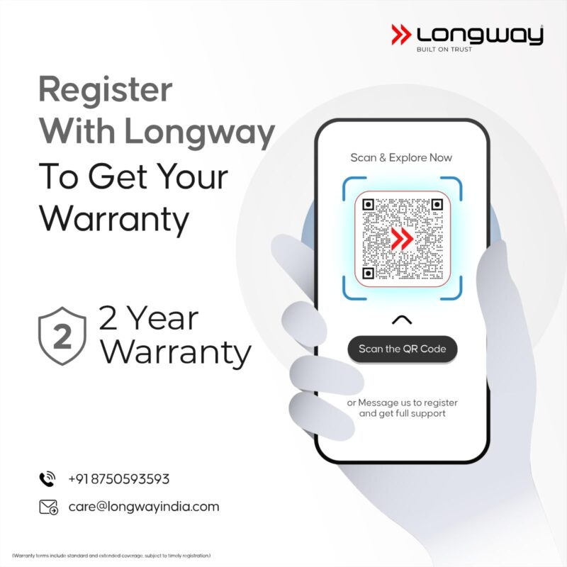 Longway Super Pro Mixer Grinder | 500 Watt Powerful Motor for Grinding, Mixing, Juicing | 2 Years Warranty (Black & Gray) - Image 10