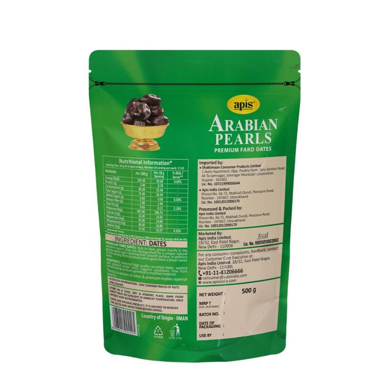 Apis Arabian Pearls Premium Fard 500 g Date - Image 11