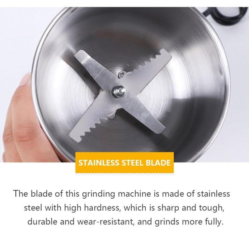 Wowfit Nima Grinder Electric Coffee Grinder, Mini Grinder Machine for Kitchen, Coffee Bean Grinder Electric, Mini Mixer Grinder Electric, Chutney Grinder, Masala Mixer Grinder Small, Mixer for Home - Image 5