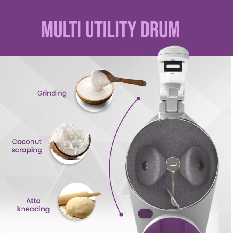 Ultra Grind+ Gold 2L Table Top Wet Grinder with 150W Motor & Conical Stones - Image 8
