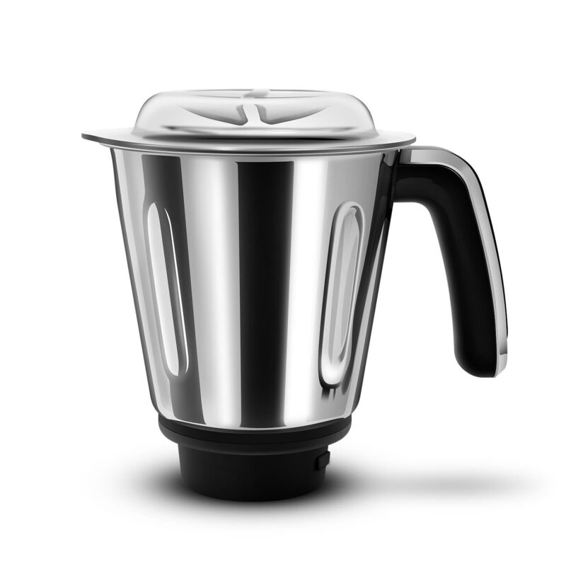 Wipro Elato FMG204 1000 Watt Mixer Grinder with 3 Jars(Wet Grinding Jar (1.5 L) + Dry Grinding Jar (1.2 L) + Chutney Jar (0.5 L)), 100% Copper Motor, 5 Years Motor Warranty, Doorstep Service,Black - Image 4