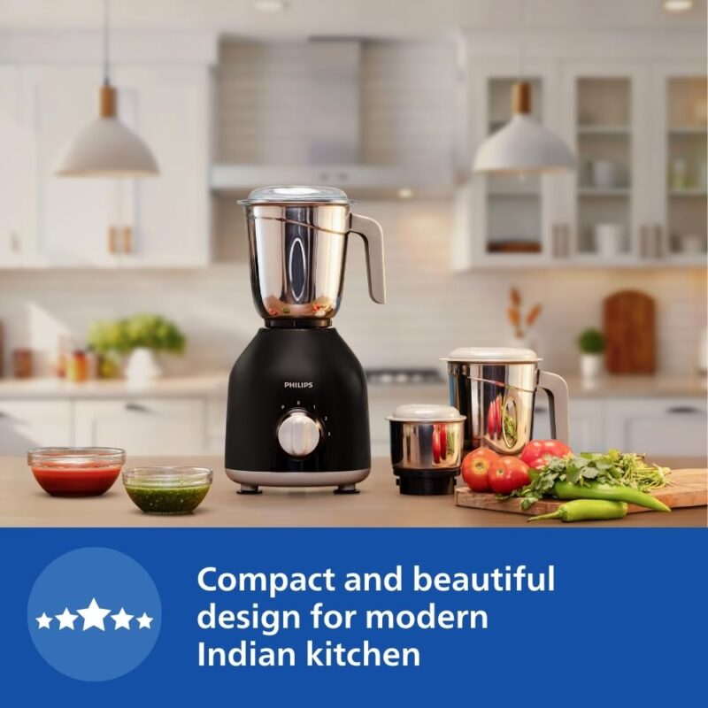 Philips HL7756 Mixer Grinder 750W, with 3 Stainless Steel Jars - Image 8