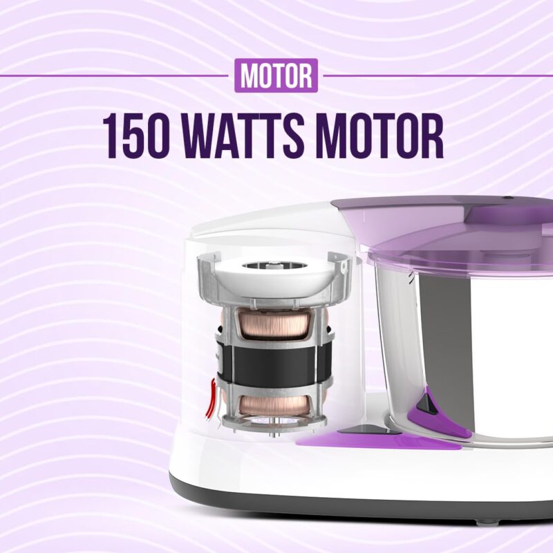 Ultra Perfect S 2 L Table Top Wet Grinder with 150W & Conical Grinding Stones - Image 3