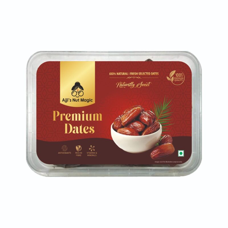 Ajjis Nut Magic Kimia Mazafati Seedless Dates 1kg Pack