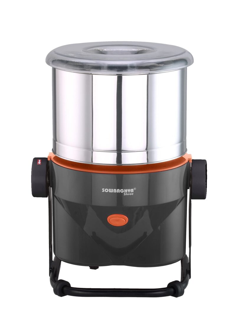 Sowbaghya Shree+ 2L Wet Grinder | Tilting Model | Heavy Duty Motor | Table Top | Ideal for Idli, Dosa & South Indian Batter | with Coconut Scraper & Atta Kneader | 2 Year Warranty