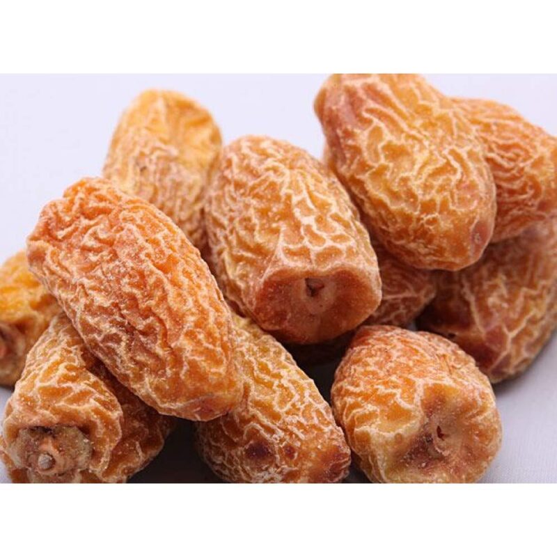 Organic 100% Dry Dates- Yellow/Sukha Khajoor, 400 Gm