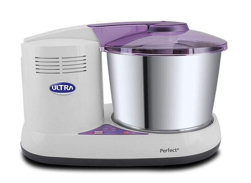 Ultra Perfect+ 2 Litre Table Top Wet Grinder - White | Digital Timer - Fast Grinding Conical Stones, 150W Motor & 10 Years Warranty | AISI 304 Food-Grade SS Multi Utility Dish Type Drum, CE Certified - Image 2