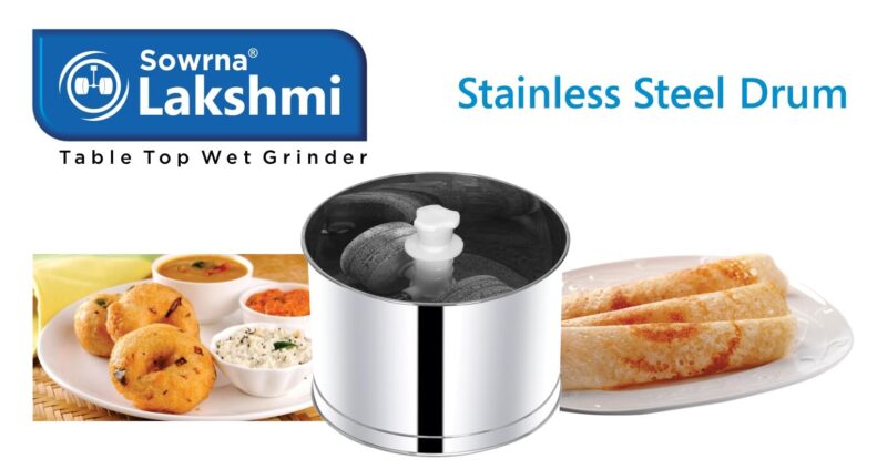 Sowrna Lakshmi Wet Grinder Cherry,ABS Body - Image 7
