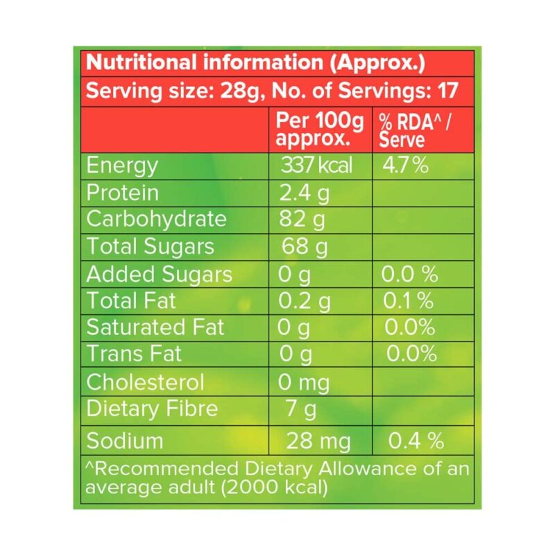 Del Monte Royal Arabian Fresh Dates 450 g | Healthy Snack | Rich in Potassium | High in Fiber | No Added Sugar| Premium Quality | Dry Fruit - Image 3