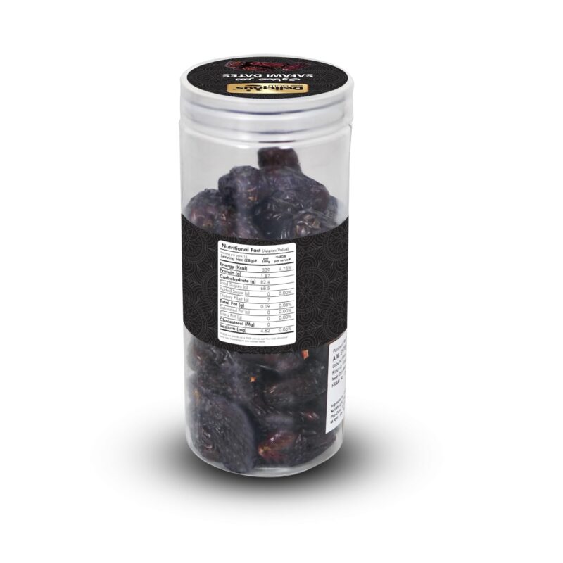 Delicious Gold Safawi Dates 500g | Premium Arabian Safawi Khajur | Soft Naturally Sweet Dates | Fresh Ready to Eat Khajoor | Quality Dry Fruit | Pack of 2 - Image 4
