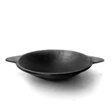 PRAGANIYA Cast Iron Appachatti/Appam Pan 100% Pure & Toxin-Free (Pre-Seasoned) (9 INCH),Black