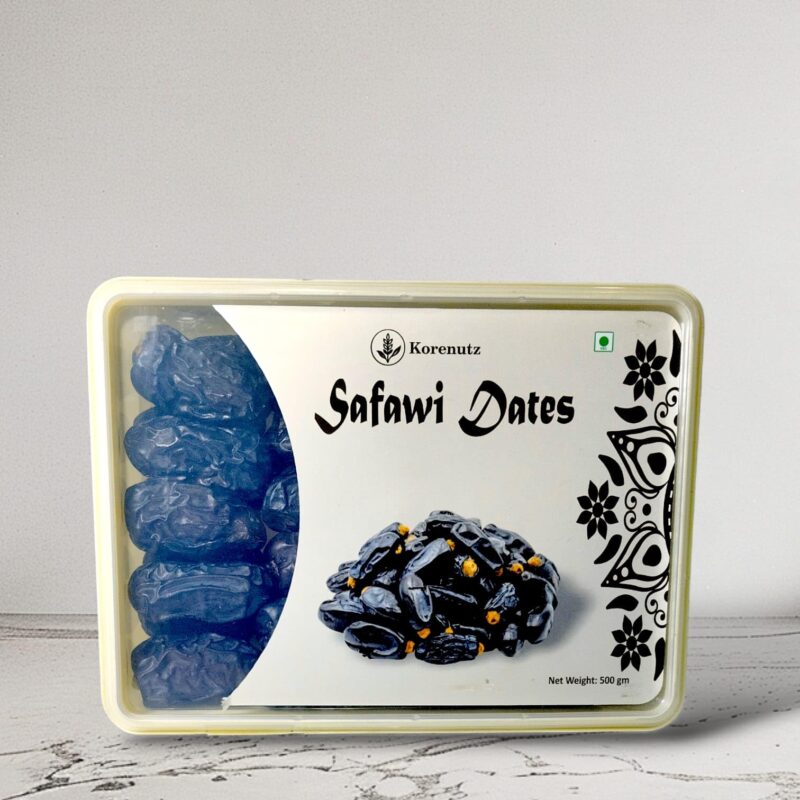 Safawi Dates 500g | Premium Saudi Arabian Dates | Naturally Sweet & Soft | Rich in Fiber & Iron | No Added Sugar