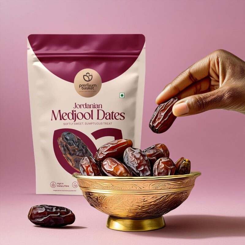 The Premium Basket Jordanian Medjool Dates | Large & Soft Khajoor | 250g - Image 8