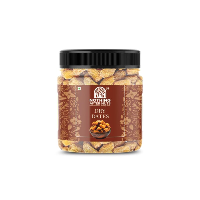 Nothing After Nuts; Pure Goodness Nothing More Yellow Dates Dry,Sukha Khajoor (Pila Chuara) (500gm)