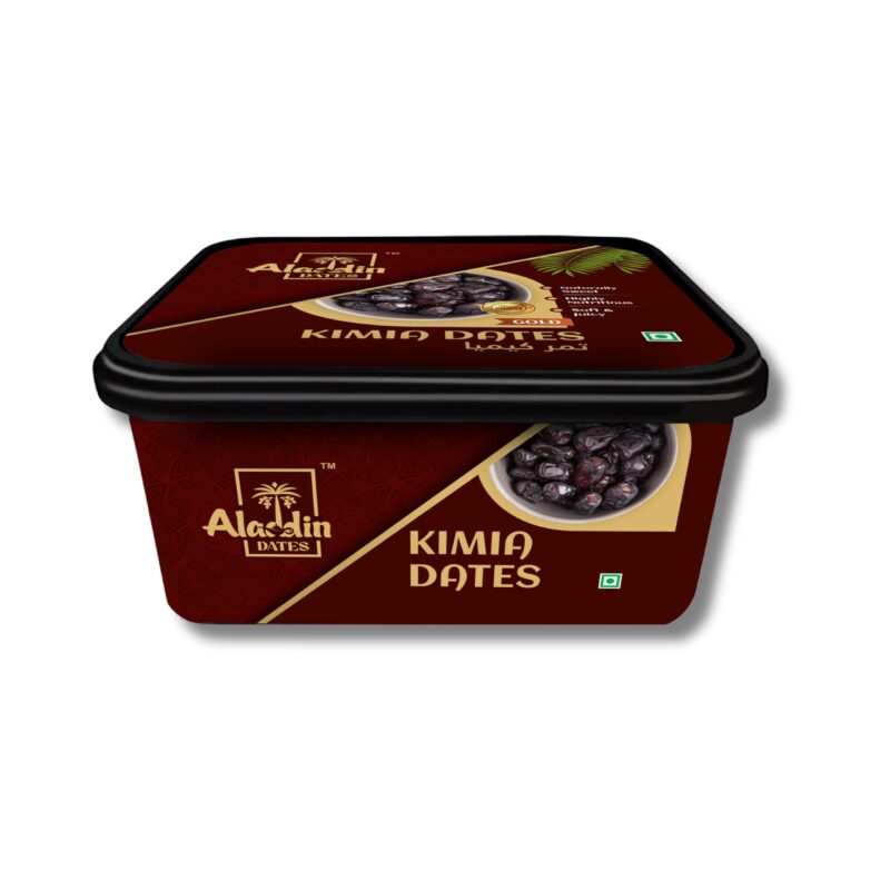 Aladdin Dates Black Kimia Dates 1kg (500gm x 2 Pack)| Premium Mazafati Khajoor | Soft Black Dates | Value Pack Offer | IML Container | No Added Sugar | Healthy Dry Fruit - Image 5