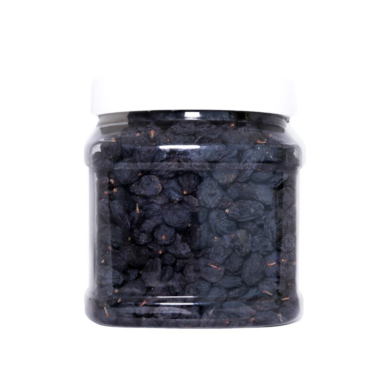 TASSYAM Premium Hand Picked Black Raisins 600Gm Jumbo Jar | Healthy Natural Dry Fruits Luxury Pack Of Kali Draksh Kishmish - Image 2