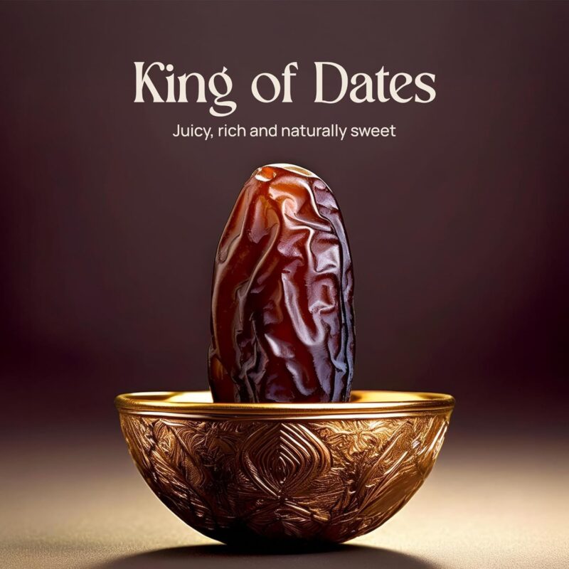 The Premium Basket Jordanian Medjool Dates | Large & Soft Khajoor | 250g - Image 2