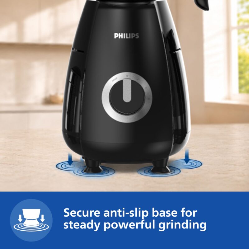 Philips HR7732 1000W Mixer Grinder with 4 Jars, Double Ball Bearing Motor - Image 5