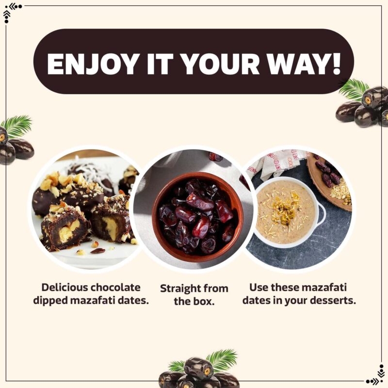 Wonderland Foods 800g (400g X 2) Dry Fruits Mazafati Dates Jar | Healthy & Nutritious Soft Khajoor | Khajur Rich in Iron, Fibre & Vitamins - Image 4