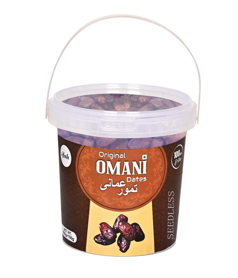 Ifah Omani Dates Seedless 1kg | All Natural | No Added Sugar & Preservatives | Khajur/Khazoor/Khajoor