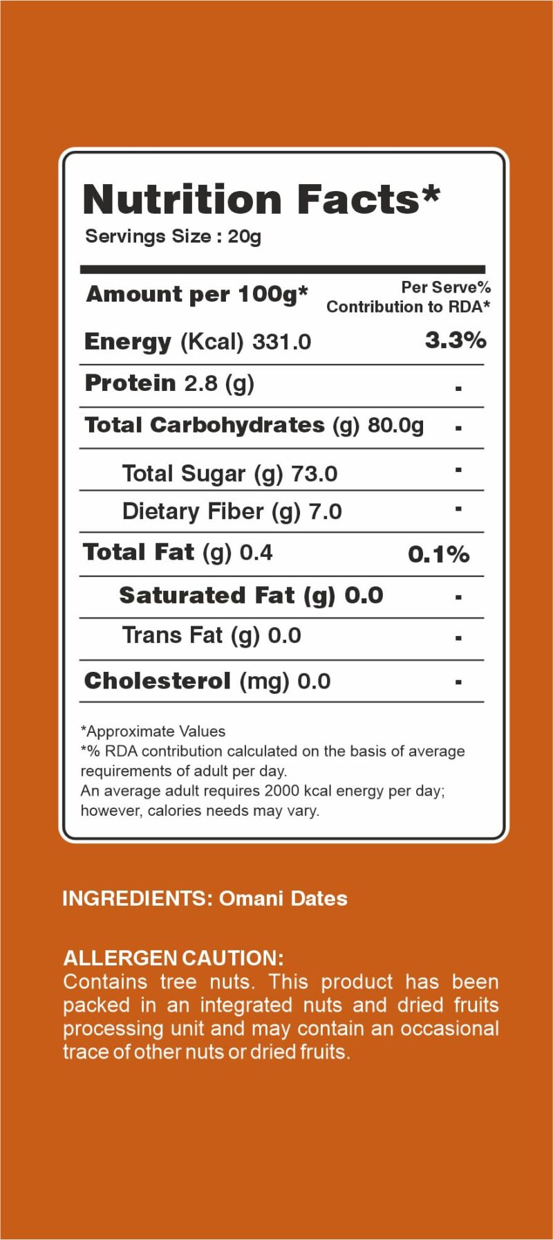 SFT Premium Omani Fard Dates/Khajur, 500 Gm | Healthy Snacks, Rich in Fibre, Naturally Sweet, Naturally Low-Fat Food - Image 3