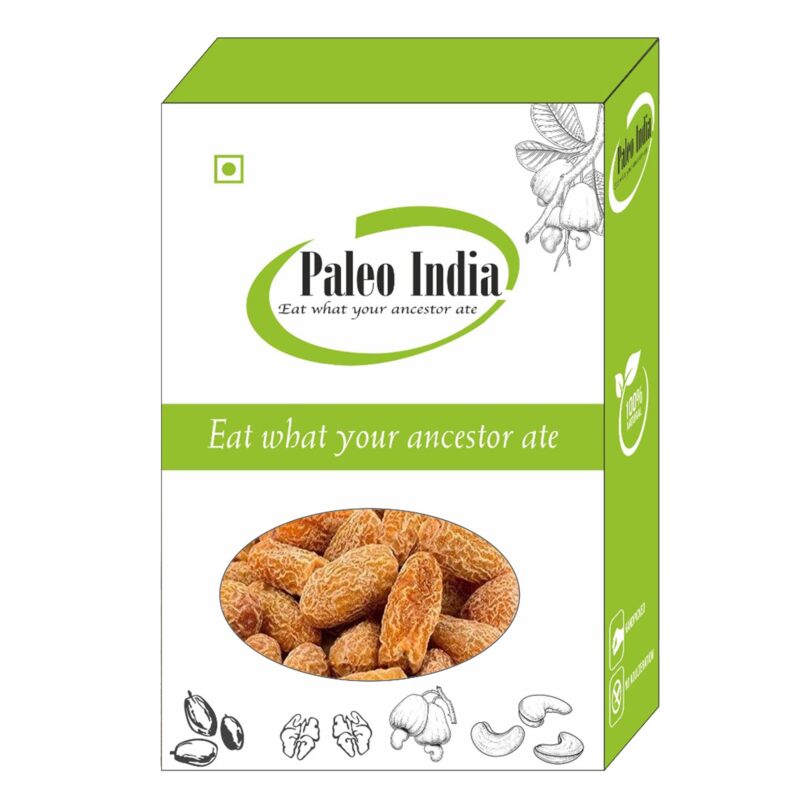 Paleo India 500gm Yellow Dry Dates| Pila Chuara Kharek|Sookha Khajoor |Sukha Khajoor |Khajur |Healthy & Nutritious Snacks |Natural Sweetener |Energy Boost Packed with Fiber Antioxidants Vitamins
