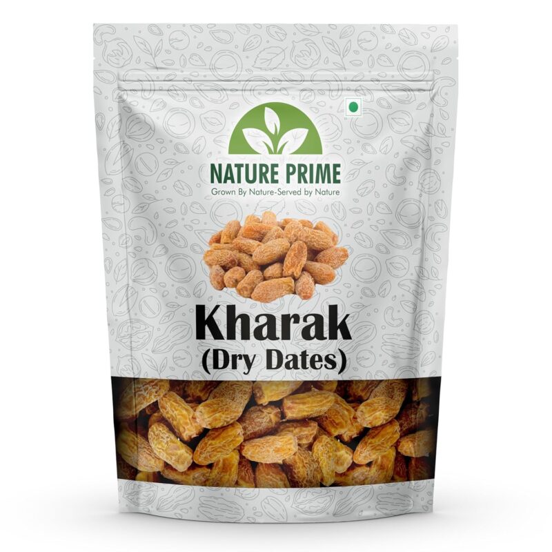 Nature Prime Premium Kharak 1 Kg | Dry Dates | Dry Fruits (Pila Chuara) Natural & Healthy Energy Snack