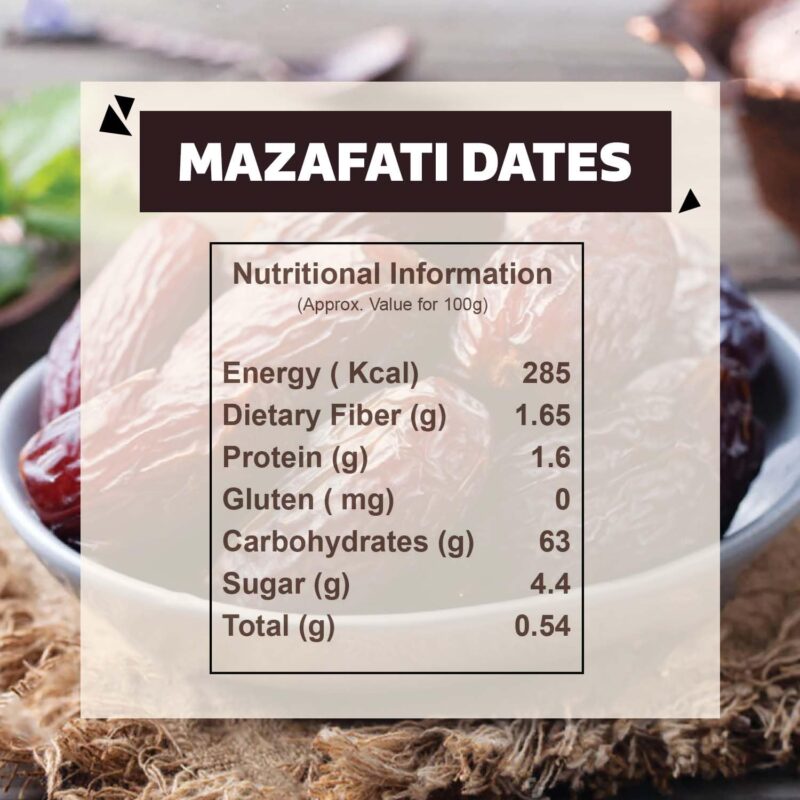 Wonderland Foods 800g (400g X 2) Dry Fruits Mazafati Dates Jar | Healthy & Nutritious Soft Khajoor | Khajur Rich in Iron, Fibre & Vitamins - Image 5