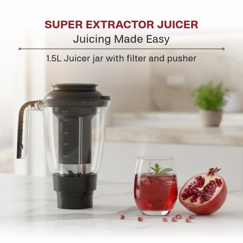 Butterfly Smart 750 Watts Mixer Grinder with 4 Jars - Image 7