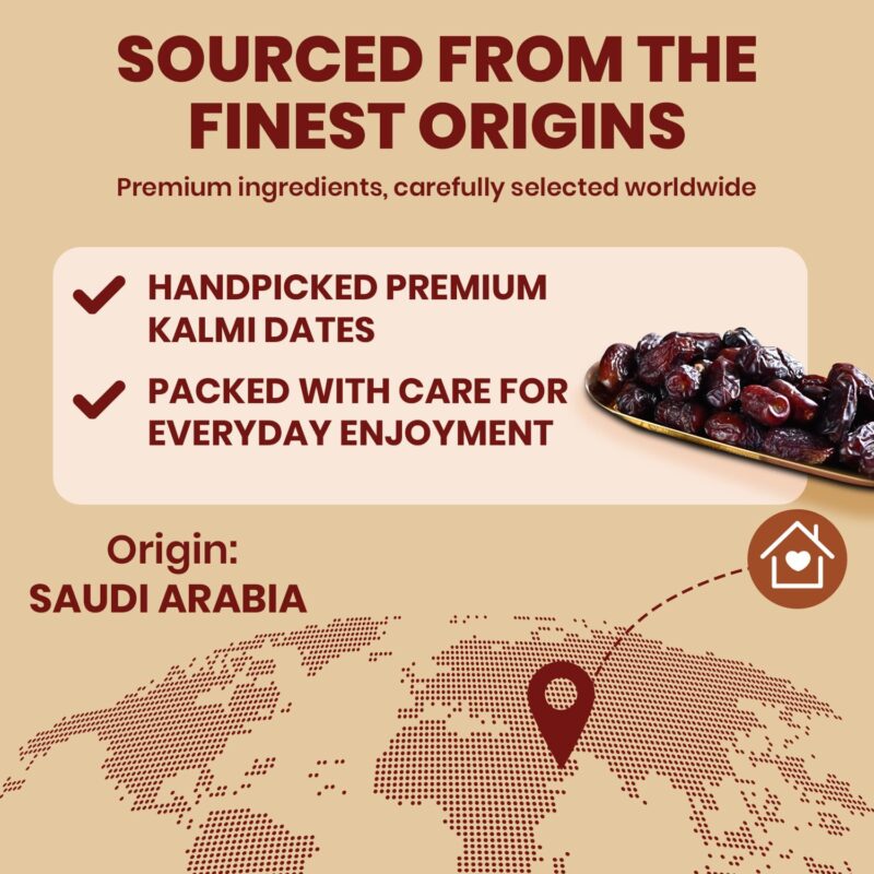 Nutty Gritties Premium Kalmi Dates - 700g | Juicy & Delicious Khajoor, Khajur | No Artificial Colours | Naturally Sweet | Instant Energy | Resealable Pouch, (Pack Of 2, 350g Each), - Image 6