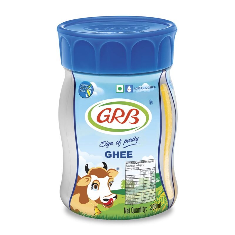 GRB Cow Ghee 200ml Jar