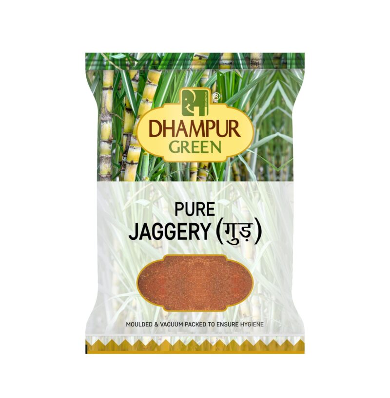 Dhampure Speciality Vacuum Packed Jaggery, 2Kg (2X1Kg) | Jaggery Whole | No Colour, No Preservatives, Chemical Free Sulphurless