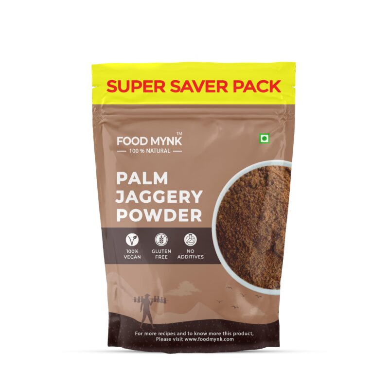 Food Mynk Palm Jaggery Powder (1Kg) | Palm Sugar | Palm Jaggery Powder | Karupatti | Thati Bellam (1Kg)