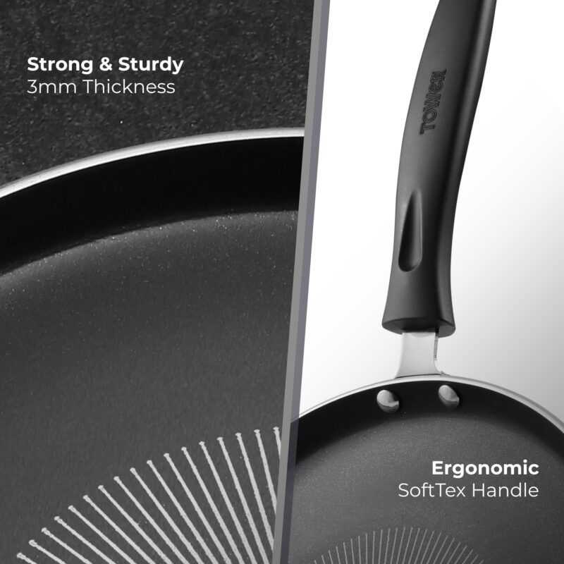 Tower Dosa Tawa 26cm Aluminium Non Stick Red Spot Heat Indicator Induction - Image 5