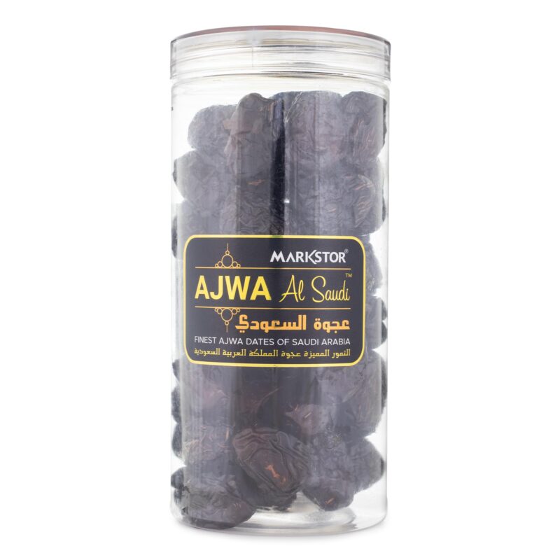 Markstor Seedless Ajwa Al-Saudi - Seedless Dates 500g - Ajwa Khajoor of Madina, Saudi Arabia - Hygienically Deseeded, Soft and Ready to Eat - Lab Tested