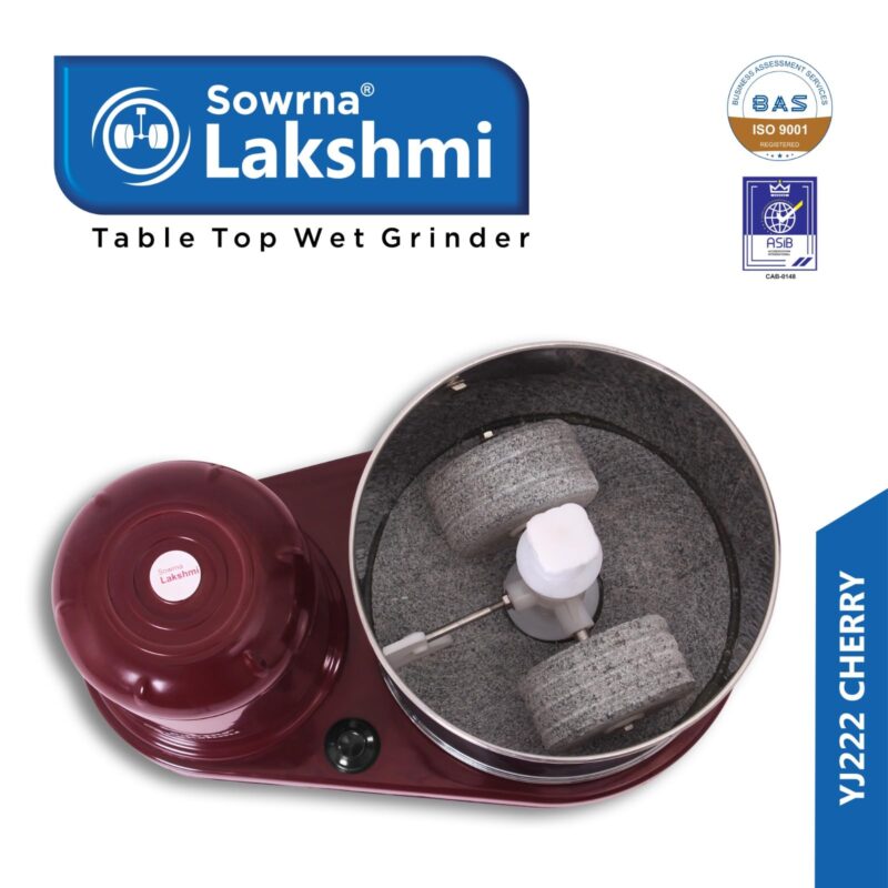 Sowrna Lakshmi Wet Grinder Cherry,ABS Body - Image 4
