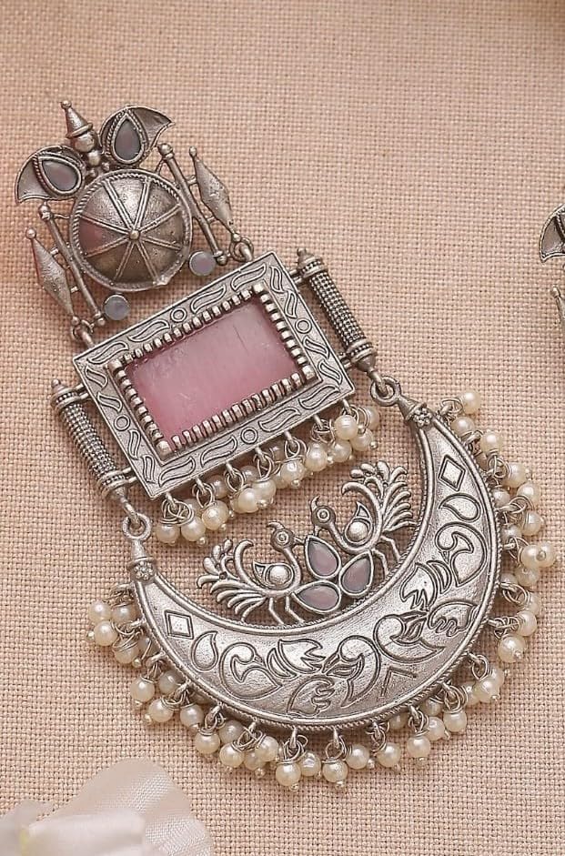 Women’s Jhumka Jewelry | Lightweight Drop Hanging Earrings Pink - Image 3