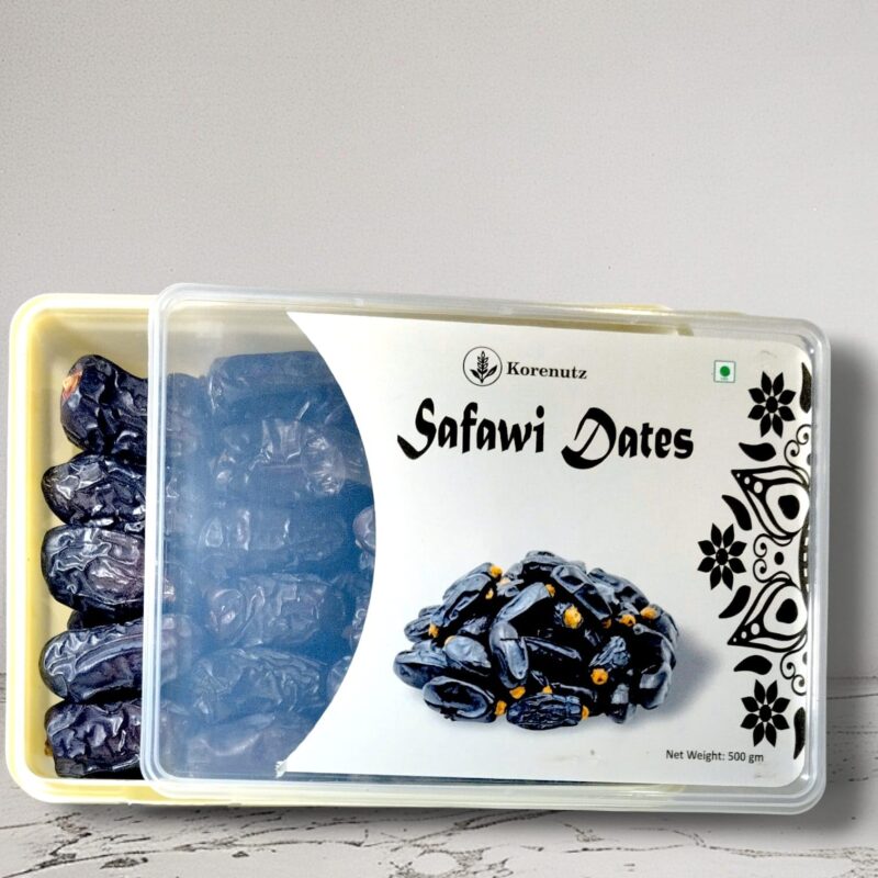 Safawi Dates 500g | Premium Saudi Arabian Dates | Naturally Sweet & Soft | Rich in Fiber & Iron | No Added Sugar | 100% Natural