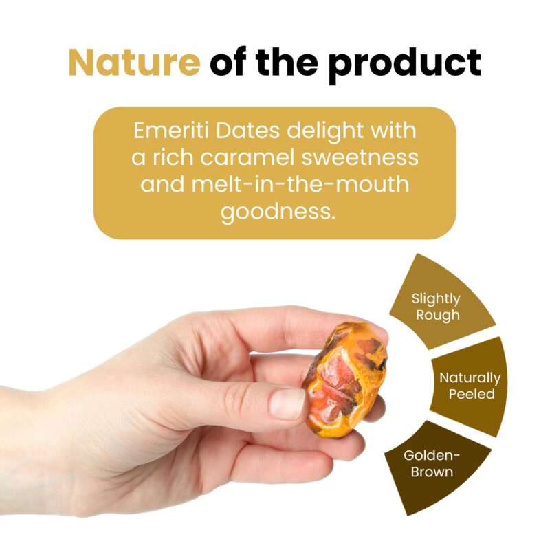 Nutraj Emirate Dates 1Kg (500g x 2 Pouch) | Khajoor | Khajur | Dry Fruits and Nuts - Image 6