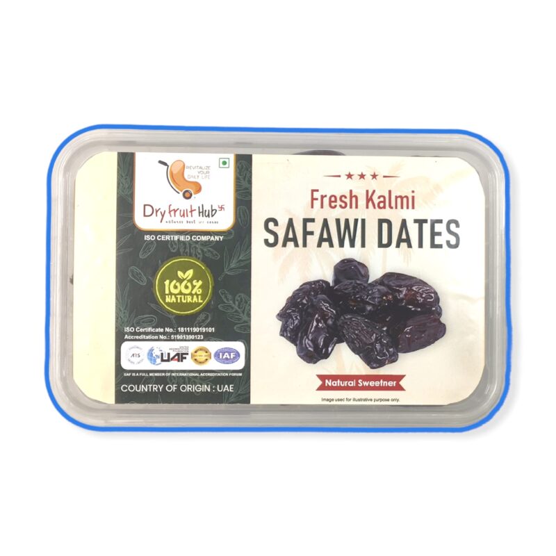 Dry Fruit Hub Safawi Dates 500g Original | Kalmi Dates | Soft, Dark & Naturally Sweet | Handpicked Dates | Ready to Eat | Hygienically Packed - Image 5