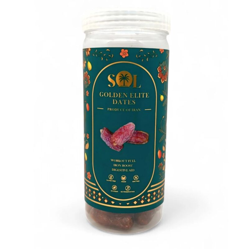 Golden Elite Piarom Dates - Premium Dates with Rich Flavor & Firm Texture, Naturally Sweet Dry Fruit for Daily Energy Snacking, Gifting & Healthy Lifestyle - Image 4