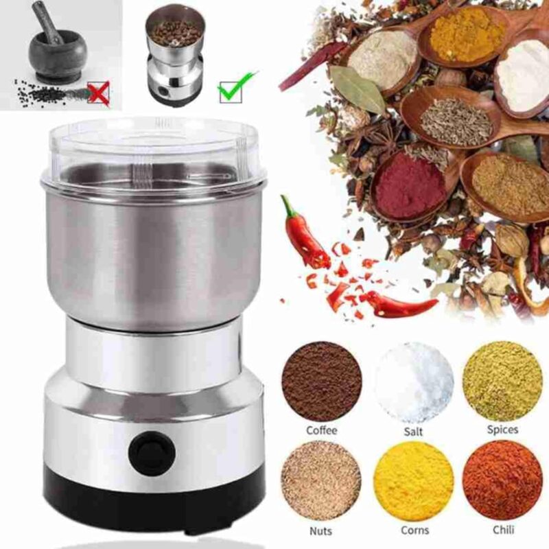 Wowfit Nima Grinder Electric Coffee Grinder, Mini Grinder Machine for Kitchen, Coffee Bean Grinder Electric, Mini Mixer Grinder Electric, Chutney Grinder, Masala Mixer Grinder Small, Mixer for Home - Image 6